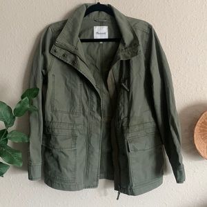 Madewell cotton military jacket